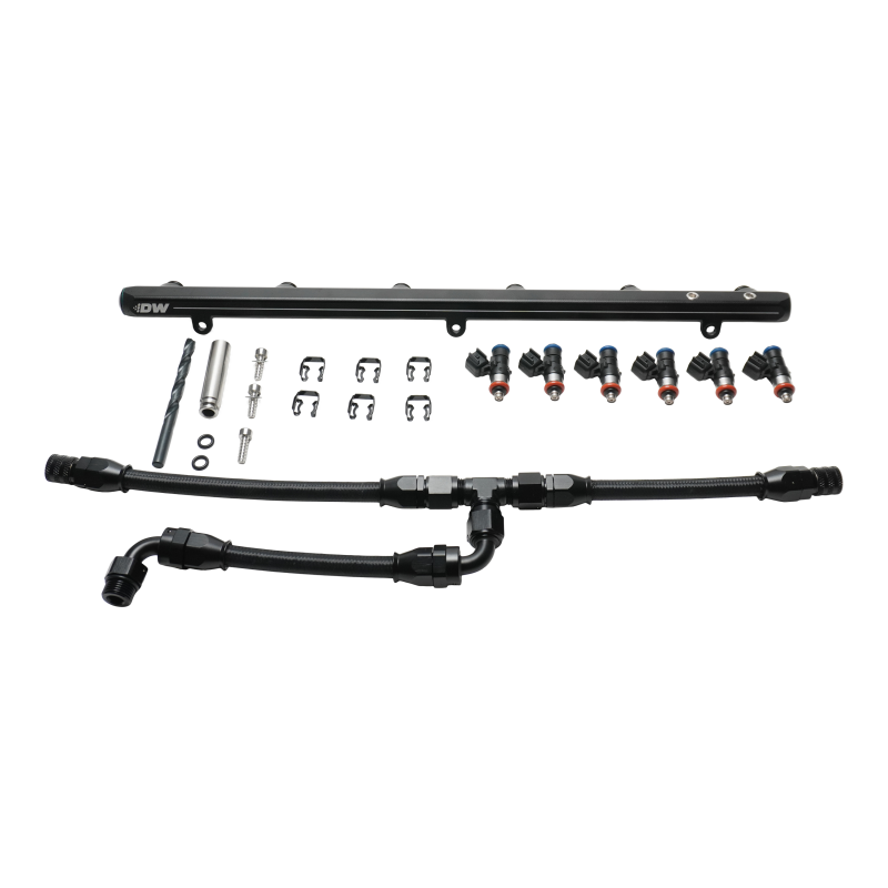 DeatschWerks 7-905-1000 - DWK7-905-1000 - DeatschWerks Fuel Rail for BMW M2/M3/M4/X3M S58 Factory Manifold w/ Plumbing and 1000cc Injectors - Shipped in Europe - Tuningsupply.com
