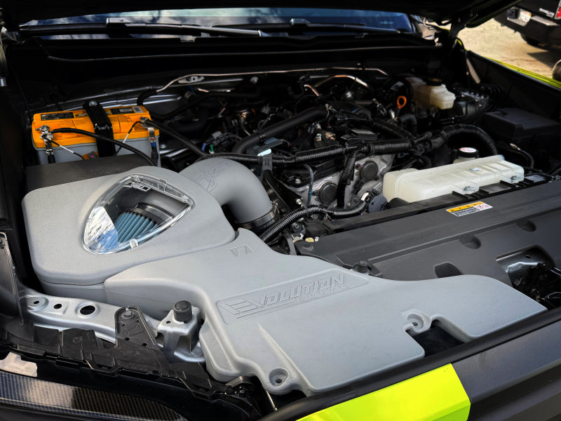Injen EVO2201G - INJEVO2201G - Injen 24-25 Toyota Tacoma L4 2.4L Turbo Evolution Elite Intake - Cement Gray - Shipped in Europe - Tuningsupply.com