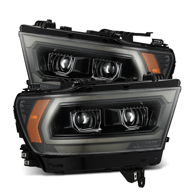 AlphaRex - ARX880575 - AlphaRex 19-22 Ram 1500 LUXX LED Projector Headlights Alpha Black - Shipped in Europe - Tuningsupply.com