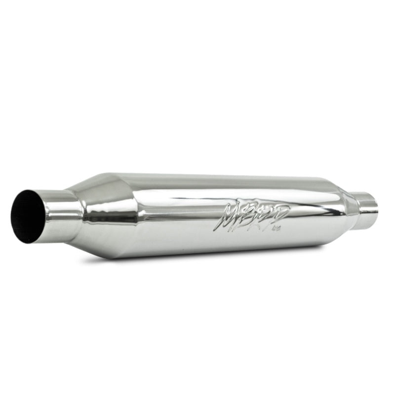 MBRP PR1015 - MBRPR1015 - MBRP Universal Resonator 2.25in Inlet /Outlet 22in Body 26in Overall T304 - Shipped in Europe - Tuningsupply.com