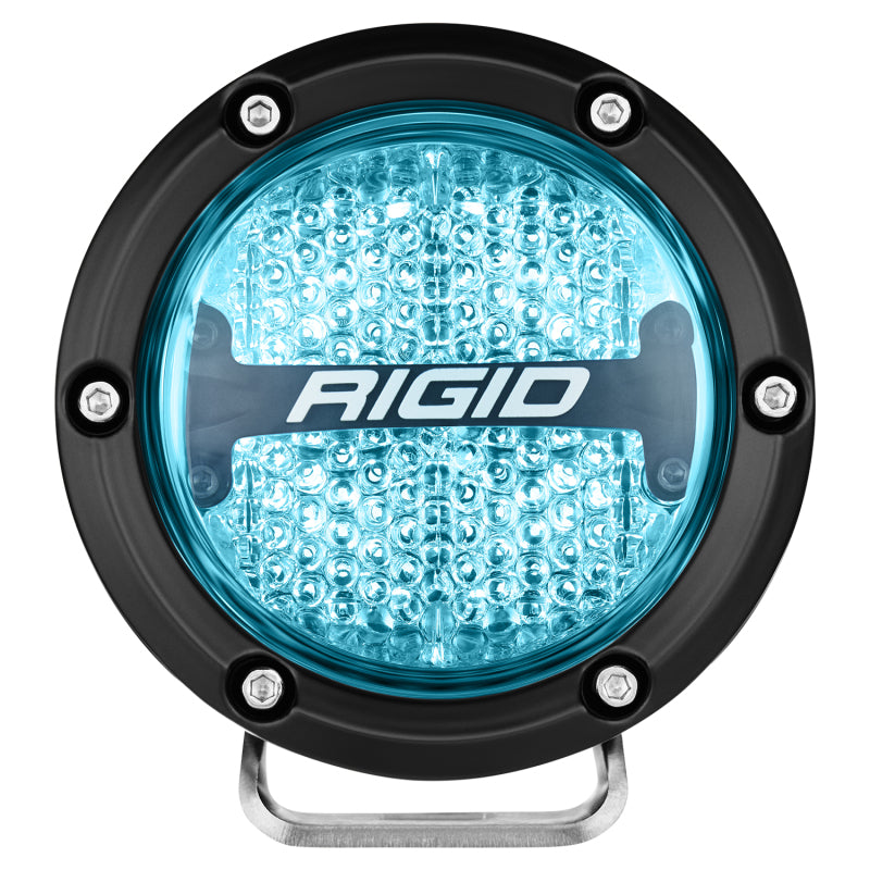 Rigid Industries 36400 - RIG36400 - Rigid Industries 360-Series 4in LED Off-Road Diffused Beam - RGBW Backlight (Pair) - Shipped in Europe - Tuningsupply.com