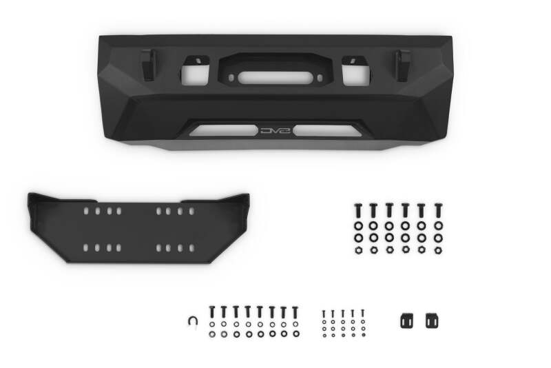 DV8 Offroad FBTF3-02 - DVEFBTF3-02 - DV8 Offroad 14-24 Toyota 4Runner Centric Series Winch Front Bumper - Shipped in Europe - Tuningsupply.com