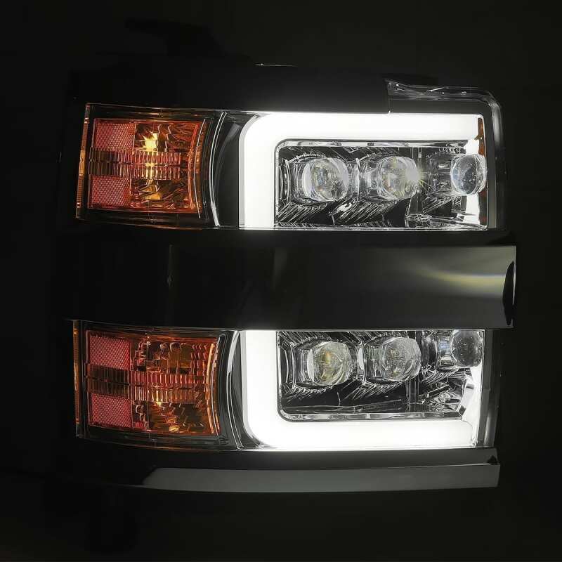 AlphaRex 880229 - ARX880229 - AlphaRex 15-18 Chevy 2500HD NOVA LED Proj Headlight Plank Style Jet Blk w/Activ Light/Seq Signal/DRL - Shipped in Europe - Tuningsupply.com