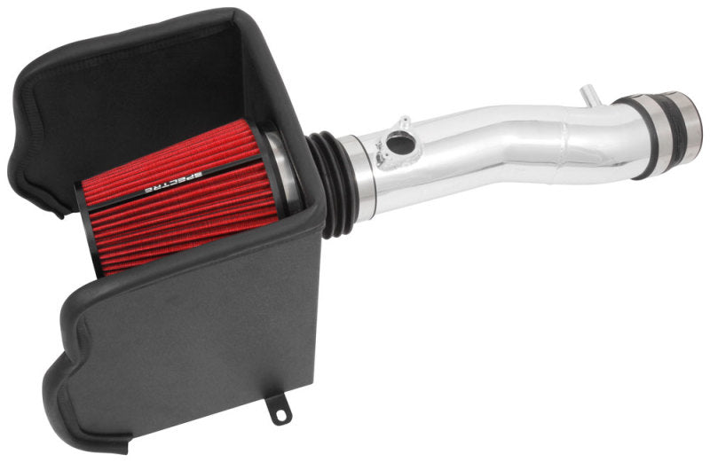 Spectre 9060 - SPE9060 - Spectre 16-18 Toyota Tacoma V6-3.5L F/I Air Intake Kit - Polished w/Red Filter - Shipped in Europe - Tuningsupply.com