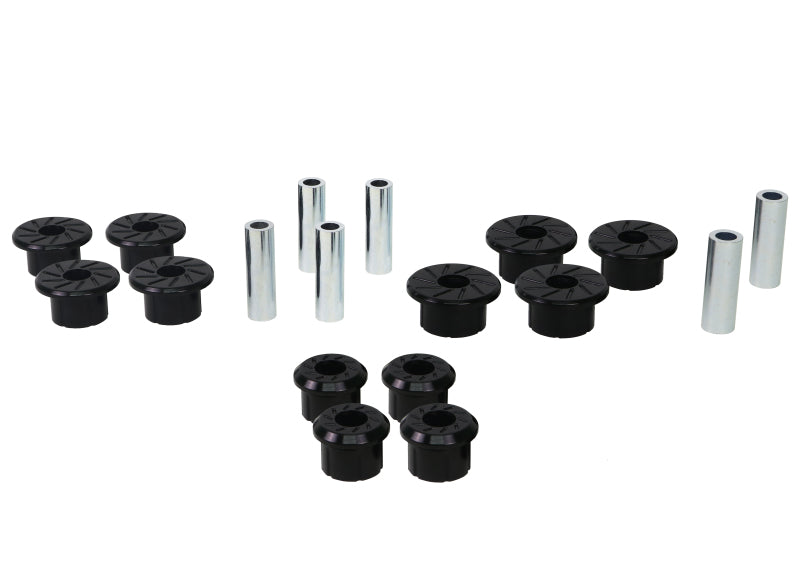Whiteline W73821 - WHLW73821 - Whiteline 1999-2018 Chevrolet Silverado 1500 Spring - Eye Front/Rear And Shackle Bushing - Shipped in Europe - Tuningsupply.com
