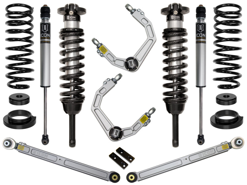 ICON K53173 - ICOK53173 - ICON 03-09 Lexus GX470 0-3.5in Stage 3 Suspension System w/ Billet UCA - Shipped in Europe - Tuningsupply.com