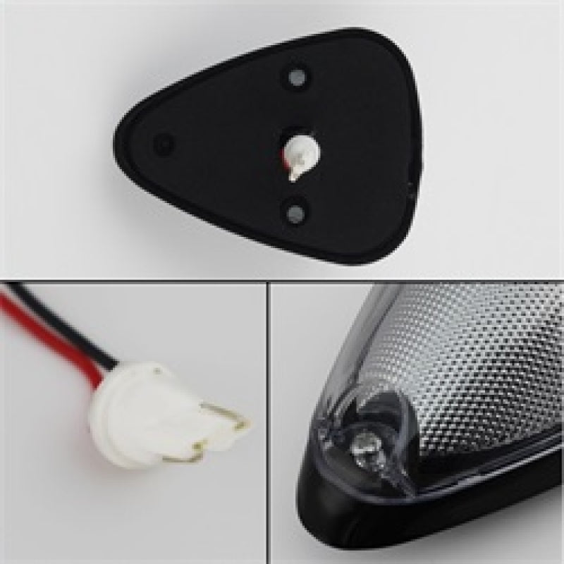 SPYDER 9924590 - SPY9924590 - xTune Ford SuperDuty F250-F250 99-15 Amber LED Cab Roof lights - Smoke ACC-LED-FDSD99-CR-SM - Shipped in Europe - Tuningsupply.com