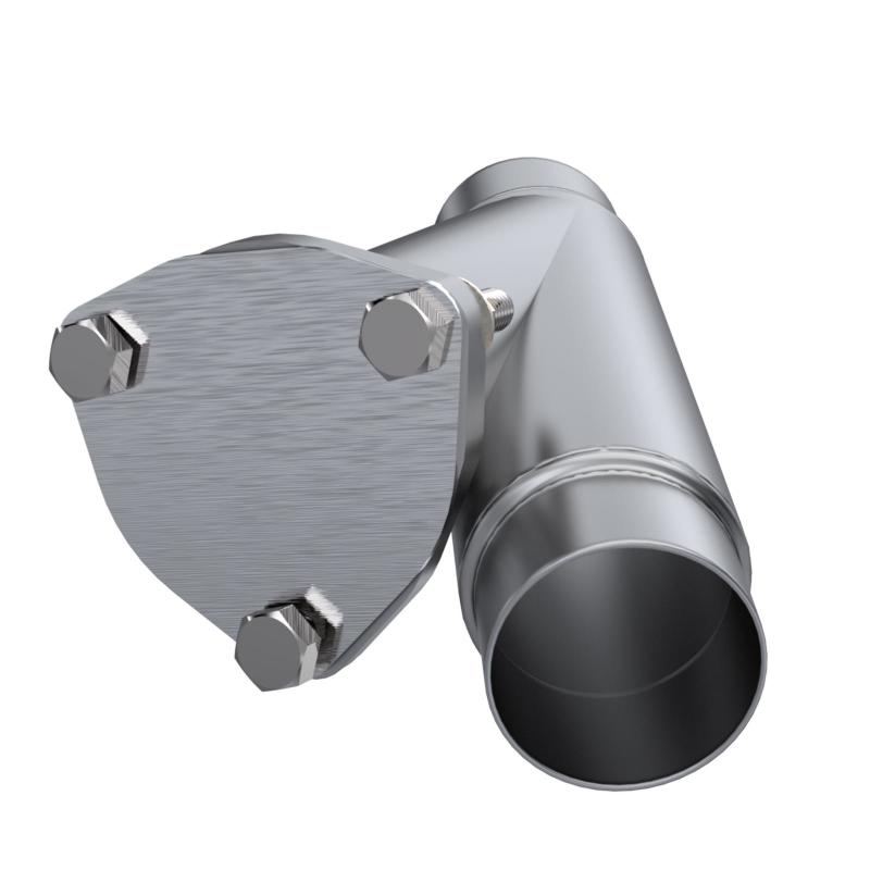 QTP 10225 - QTP10225 - QTP 2.25in Weld-On QTEC Exhaust Cutout Y-Pipe - Shipped in Europe - Tuningsupply.com