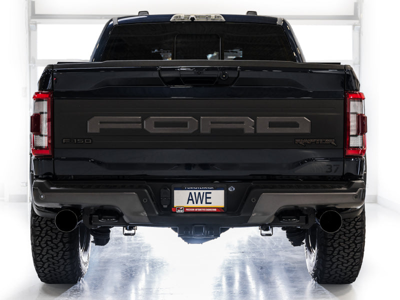 AWE Tuning 3025-33356 - AWE3025-33356 - AWE Gen 3 Ford Raptor SwitchPath Exhaust - Diamond Black Tips - Shipped in Europe - Tuningsupply.com