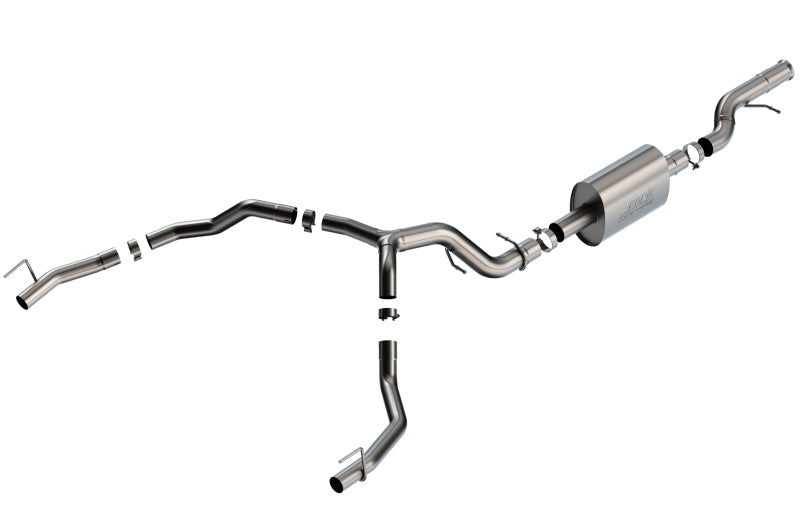 Borla 140890 - BOR140890 - Borla 21-22 Cadillac Escalade 6.2L V8 2/4WD 4DR S-Type Cat-Back Exhaust w/ Factory Bezel Tips - Shipped in Europe - Tuningsupply.com
