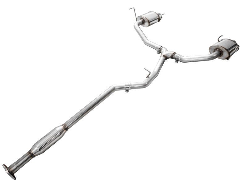 AWE Tuning 3015-38246 - AWE3015-38246 - AWE 20-25 Subaru Outback (Wilderness & XT) 0FG Catback Exhaust w/Dual BashGuards - Shipped in Europe - Tuningsupply.com