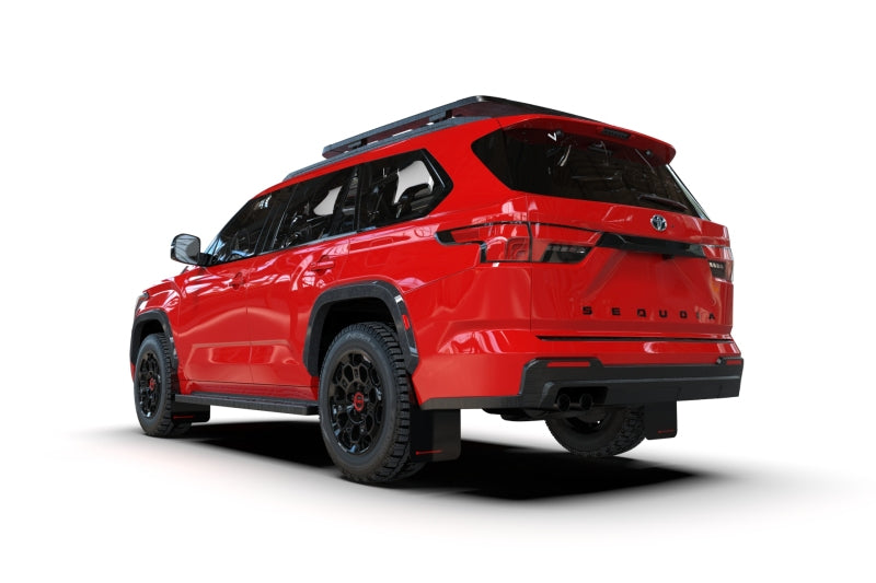 Rally Armor MF88-UR-BLK-MBK - RALMF88-UR-BLK-MBK - Rally Armor 23-25 Toyota Sequoia Black UR Mud Flap w/ Metallic Black Logo - Shipped in Europe - Tuningsupply.com