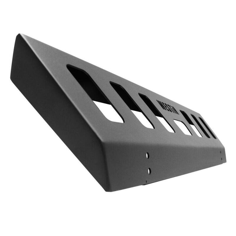 Westin 59-80095 - WES59-80095 - Westin 18-19 Jeep Wrangler JL Front Bumper Skid Plate - Textured Black - Shipped in Europe - Tuningsupply.com