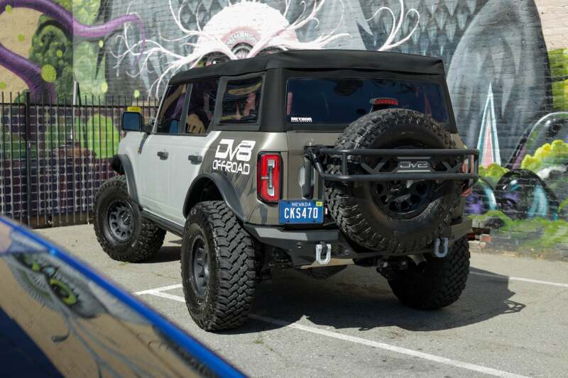 DV8 Offroad RBBR-05 - DVERBBR-05 - DV8 Offroad 2021+ Ford Bronco Competition Series Rear Bumper - Shipped in Europe - Tuningsupply.com