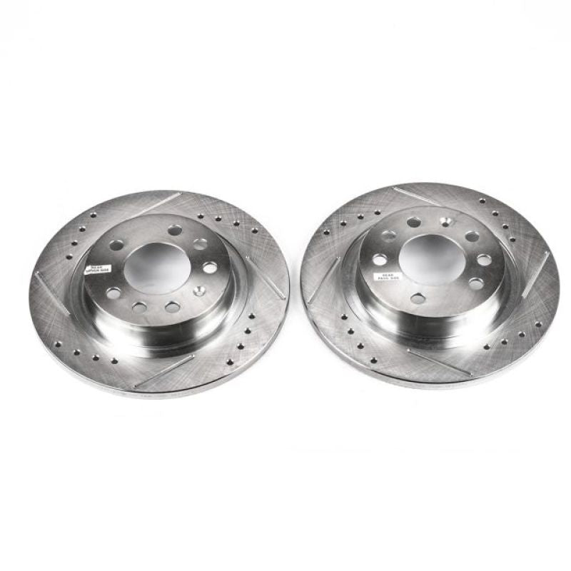 PowerStop AR82109XPR - PSBAR82109XPR - Power Stop 06-09 Pontiac Solstice Rear Evolution Drilled & Slotted Rotors - Pair - Shipped in Europe - Tuningsupply.com