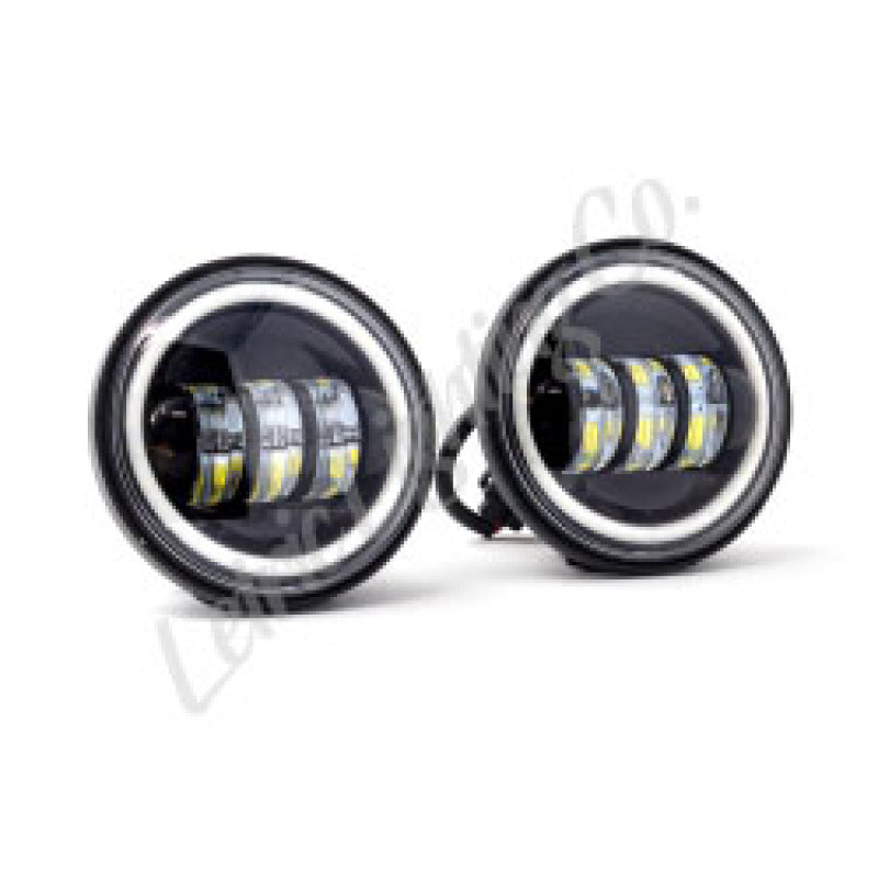 Letric Lighting LLC-LPL-BH - LETLLC-LPL-BH - Letric Lighting 4.5in Passing Lamps W/Halo Blk - Shipped in Europe - Tuningsupply.com