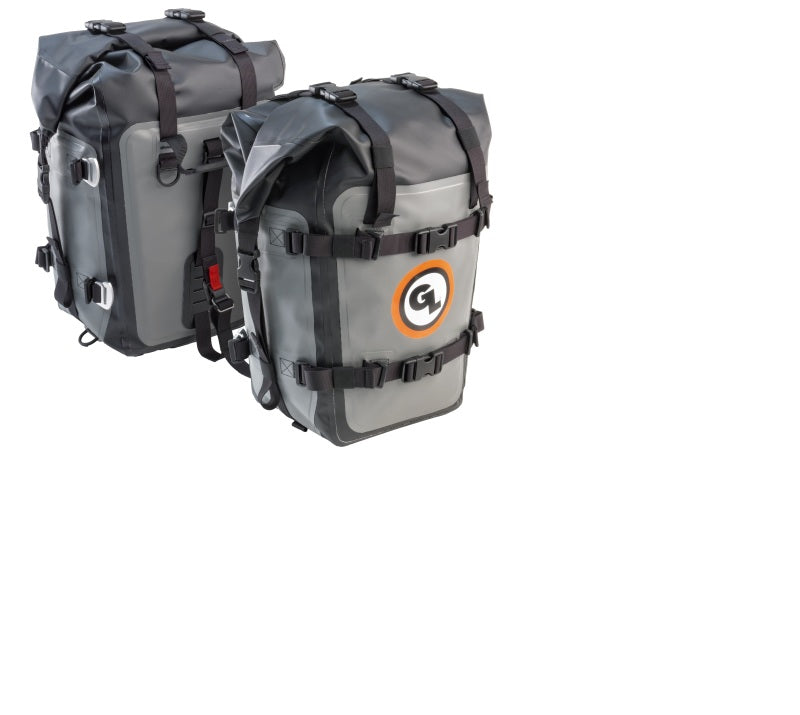 Giant Loop MTPN17 - GIAMTPN17 - Giant Loop MotoTrekk Panniers 50L - Gray/Black - Shipped in Europe - Tuningsupply.com