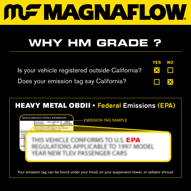 Magnaflow 23661 - MAG23661 - MagnaFlow Conv DF 95 Ford Bronco 5.8L - Shipped in Europe - Tuningsupply.com