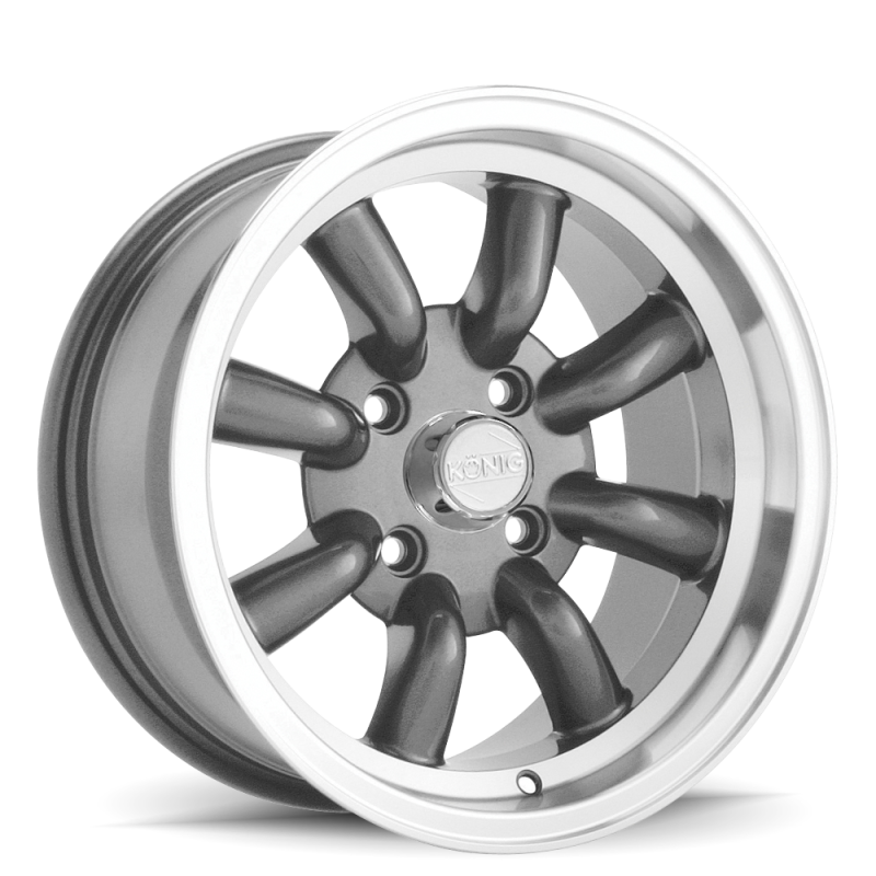 Konig RW76114006 - KNGRW76114006 - Konig Rewind 16x7 4x114.3 ET0 Graphite - Shipped in Europe - Tuningsupply.com