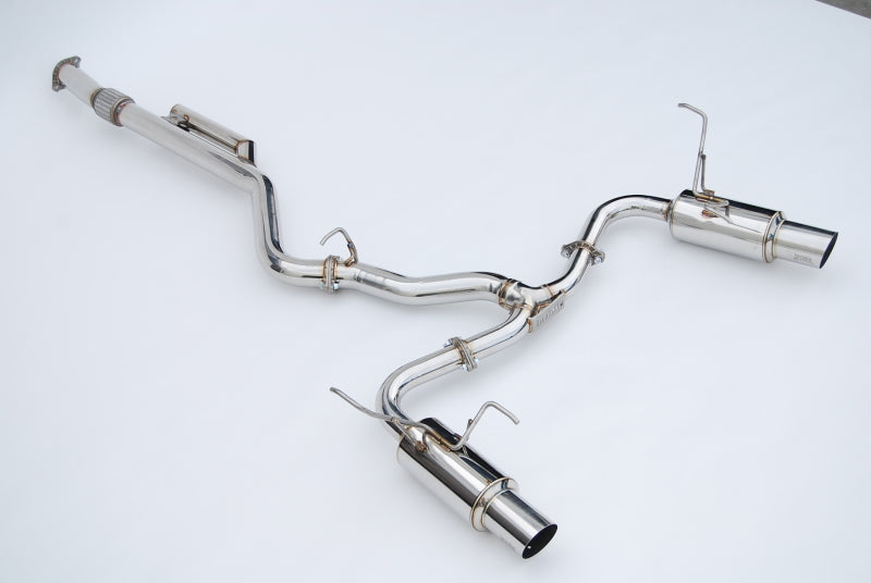 Invidia - INVHS22WRXGTP - Invidia 2022+ Subaru WRX N1 Twin Outlet Single Layer SS Tip Cat-Back Exhaust - Shipped in Europe - Tuningsupply.com