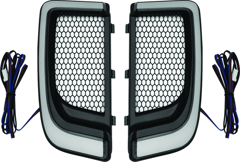 Kuryakyn 5064 - KUR5064 - Kuryakyn Tracer Lower Fairing Grill Black - Shipped in Europe - Tuningsupply.com