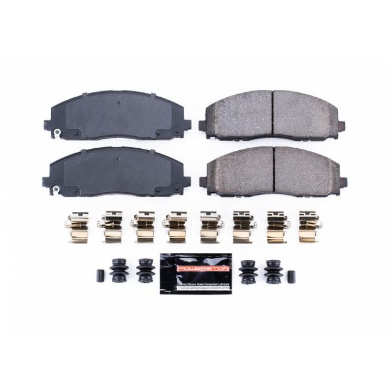 PowerStop Z23-1589 - PSBZ23-1589 - Power Stop 17-19 Chrysler Pacifica Front Z23 Evolution Sport Brake Pads w/Hardware - Shipped in Europe - Tuningsupply.com