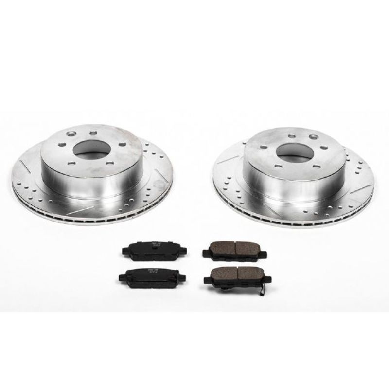 PowerStop K103 - PSBK103 - Power Stop 03-05 Infiniti G35 Rear Z23 Evolution Sport Brake Kit - Shipped in Europe - Tuningsupply.com