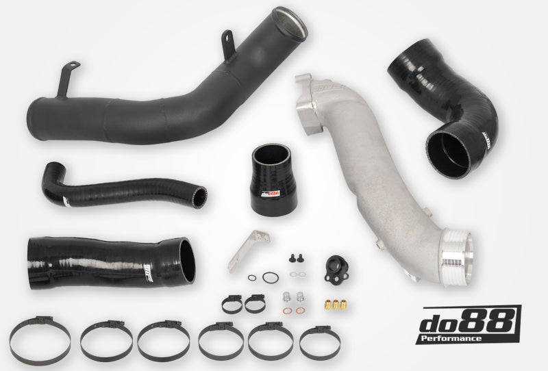do88 TR-380-DO88 - DOBTR-380-DO88 - do88 Audi RS3 2.5T (8V)/TT RS 2.5T (8S) Charge Pipes (do88 Intercooler) - Black - Shipped in Europe - Tuningsupply.com