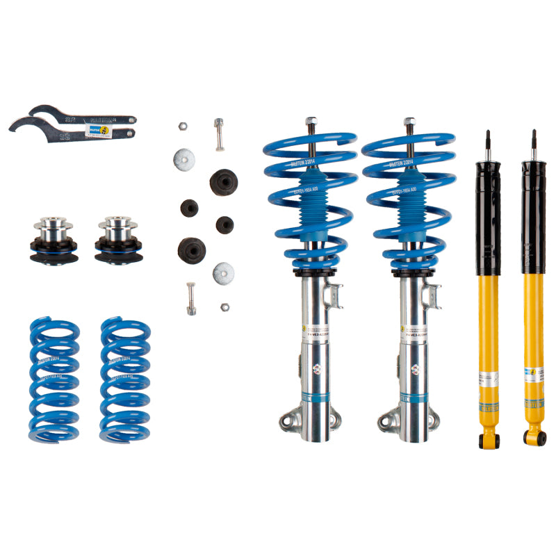 Bilstein 47-100770 - BIL47-100770 - Bilstein B14 2002 Mercedes-Benz C230 Kompressor Front and Rear Suspension Kit - Shipped in Europe - Tuningsupply.com
