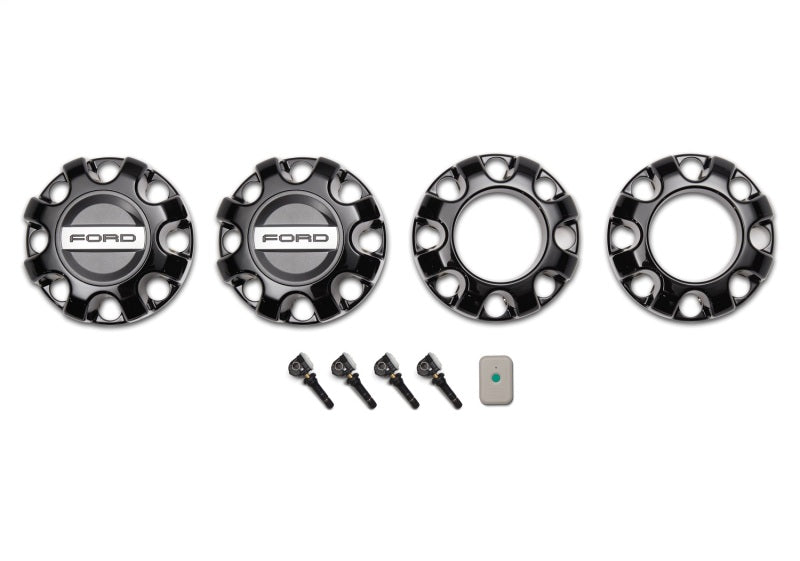 Ford Racing M-1007K-SU2008EB - FRPM-1007K-SU2008EB - Ford Racing 05-22 F-Super Duty 20in x 8in Wheel Package w/TPMS Kit - Black - Shipped in Europe - Tuningsupply.com