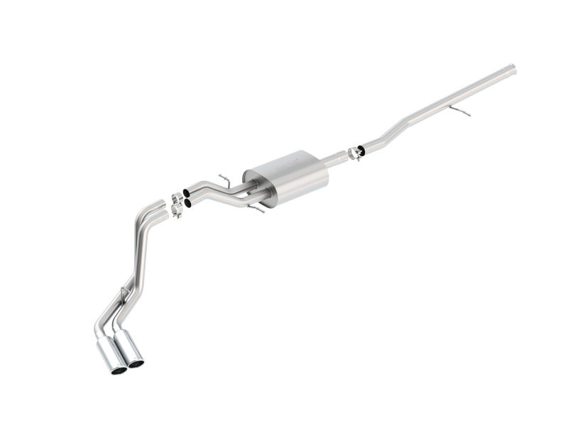 Borla 140550 - BOR140550 - Borla S-Type Cat-Back 14 Sierra 1500 Ext. Cab Stnd Bed/CC Short Bed 143.5in WB Side Exit Exhaust - Shipped in Europe - Tuningsupply.com