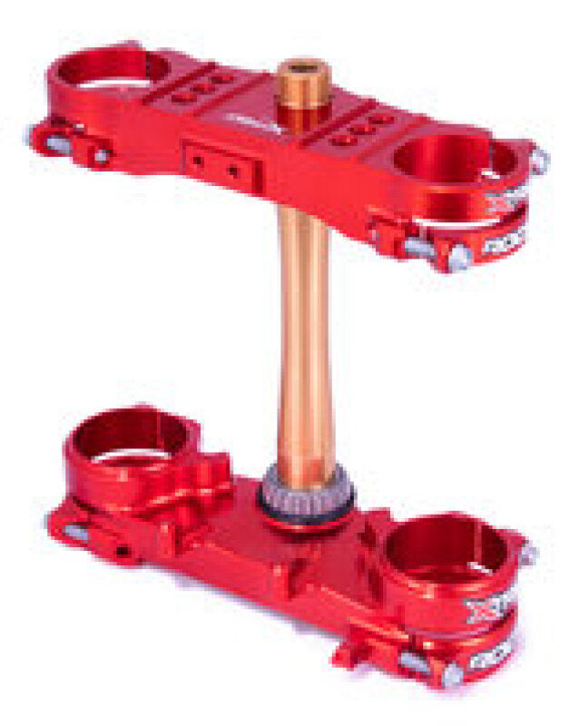 XTrig 501330101401 - XTR501330101401 - XTrig 21+ Honda CRF 250 R/ CRF 450 R ROCS Tech Triple Clamp 22 mm. Offset M12 - Red - Shipped in Europe - Tuningsupply.com