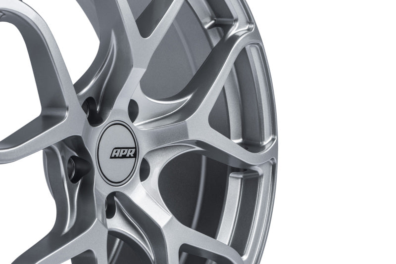 APR WHL00001 - APRWHL00001 - APR A01 Flow Formed - 19x8.5 - 5x112 - ET45 - 66.5mm Center Bore - Hyper Silver Wheel - Shipped in Europe - Tuningsupply.com