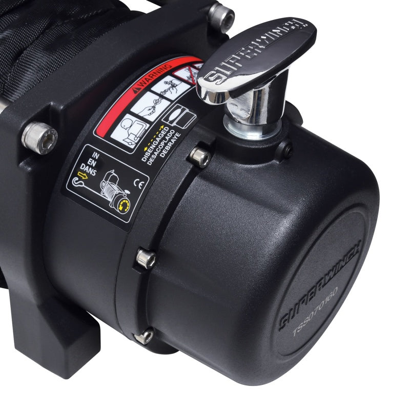 Superwinch 1511201 - SUW1511201 - Superwinch 11500 LBS 12V DC 3/8in x 80ft Synthetic Rope Tiger Shark 11500 Winch - Shipped in Europe - Tuningsupply.com