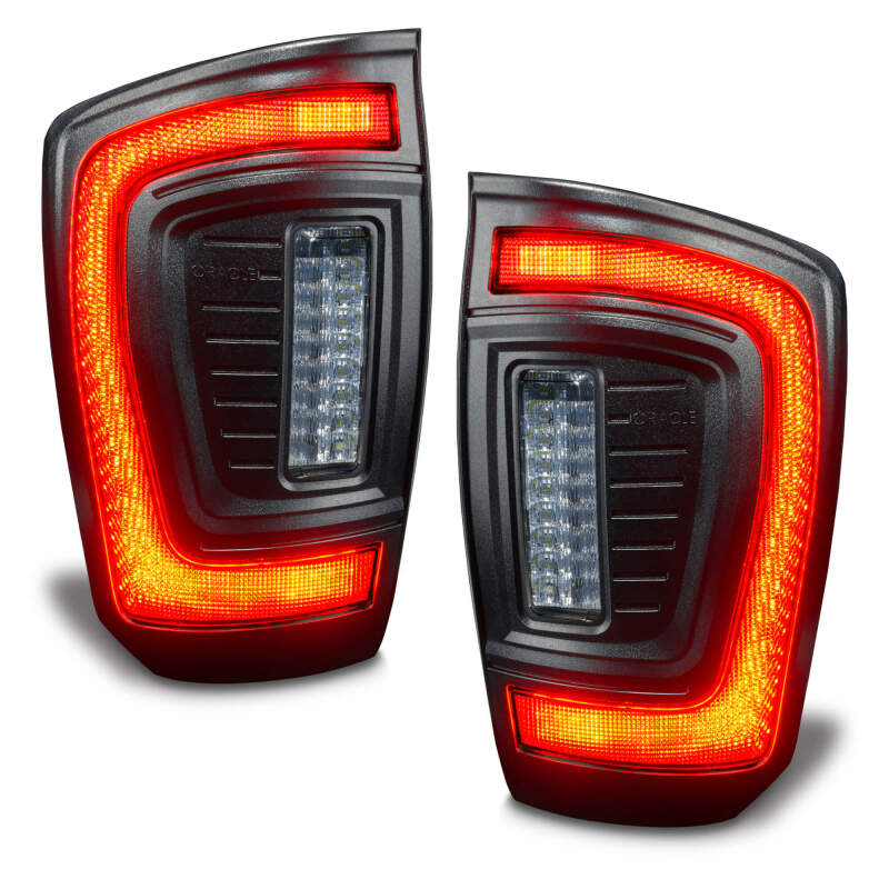 ORACLE Lighting 5911-504-T - ORL5911-504-T - Oracle Lighting 16-23 Gen 3 Toyota Tacoma Black Series Flush Style LED Tail Lights - Shipped in Europe - Tuningsupply.com