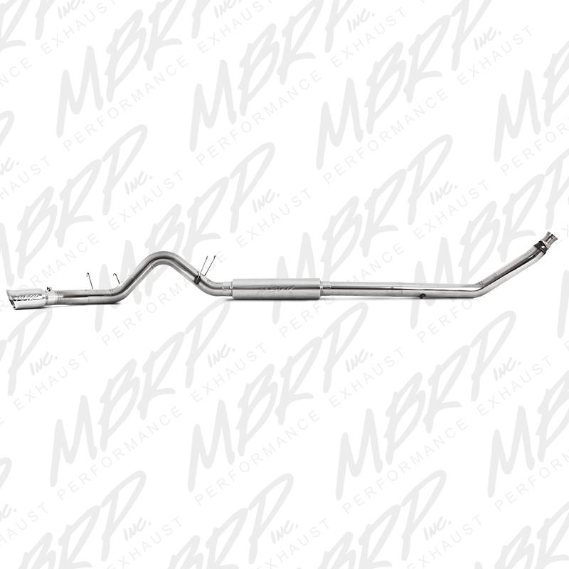 MBRP PS6100304 - MBRPS6100304 - MBRP 1994-2002 Dodge 2500/3500 Cummins Turbo Back Single Side (94-97 Hanger HG6100 req.) - Shipped in Europe - Tuningsupply.com