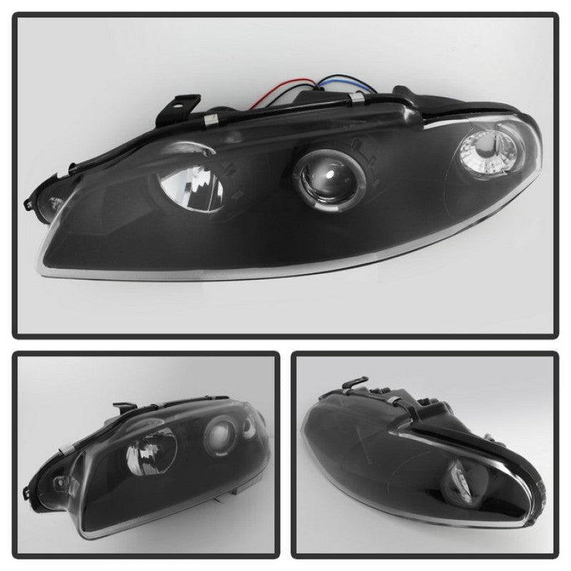 SPYDER 5011473 - SPY5011473 - Spyder Mitsubishi Eclipse 97-99 Projector Headlights LED Halo Black High H1 Low H1 PRO-YD-ME97-HL-BK - Shipped in Europe - Tuningsupply.com