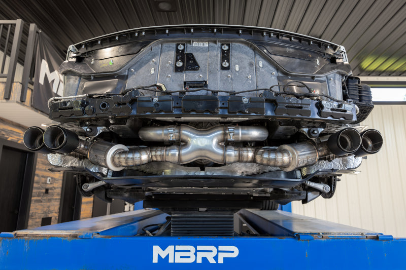 MBRP PS70413CF - MBRPS70413CF - MBRP 20-24 Chevrolet Corvette C8 3in Active Cat Back Quad Split Rear Exit Exhaust w/ AFM Sims - Shipped in Europe - Tuningsupply.com