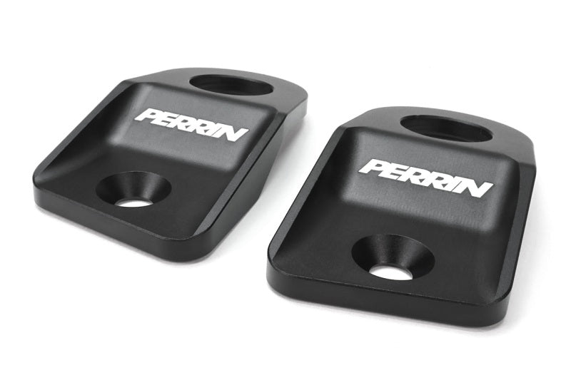 Perrin Performance PSP-ENG-523BK - PERPSP-ENG-523BK - PERRIN 15-21 Subaru WRX/STI / 13-17 Crosstrek / 12-16 Impreza Upper Radiator Bracket Set - Black - Shipped in Europe - Tuningsupply.com