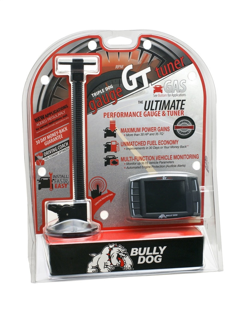 Bully Dog 40410 - BUD40410 - Bully Dog Triple Dog GT Gas Tuner and Gauge 50 State Legal (bd40417 is less expensive 49 State Unit) - Shipped in Europe - Tuningsupply.com