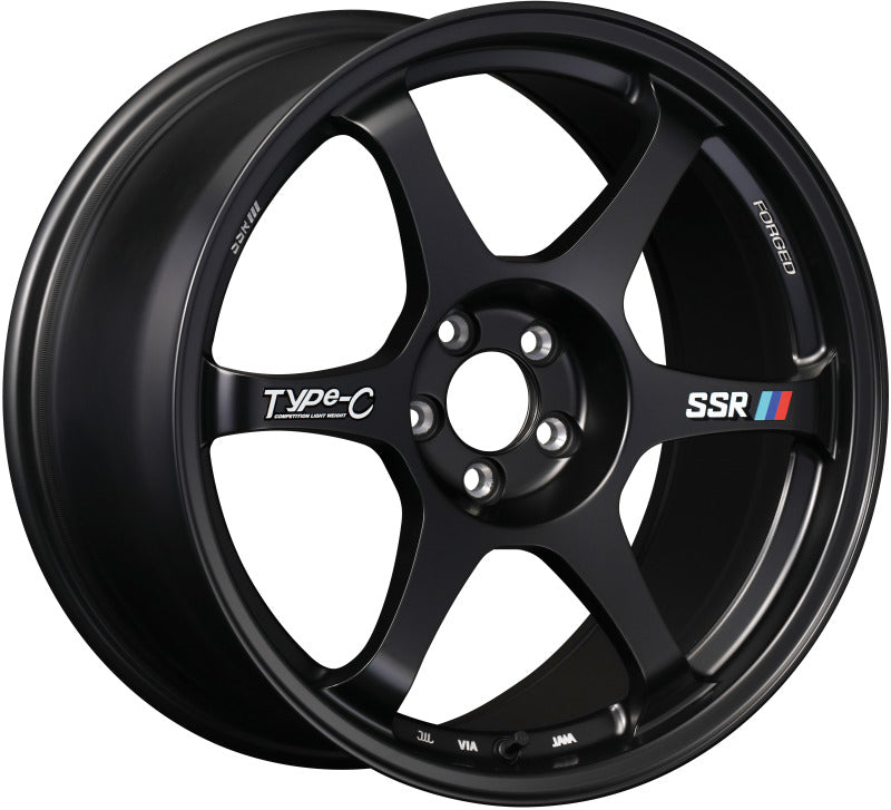 SSR F318950+3805GMB - SSRF318950+3805GMB - SSR Type-C Forged 18x9.5 +38 5/114.3 - Sprint Black Wheel - Shipped in Europe - Tuningsupply.com