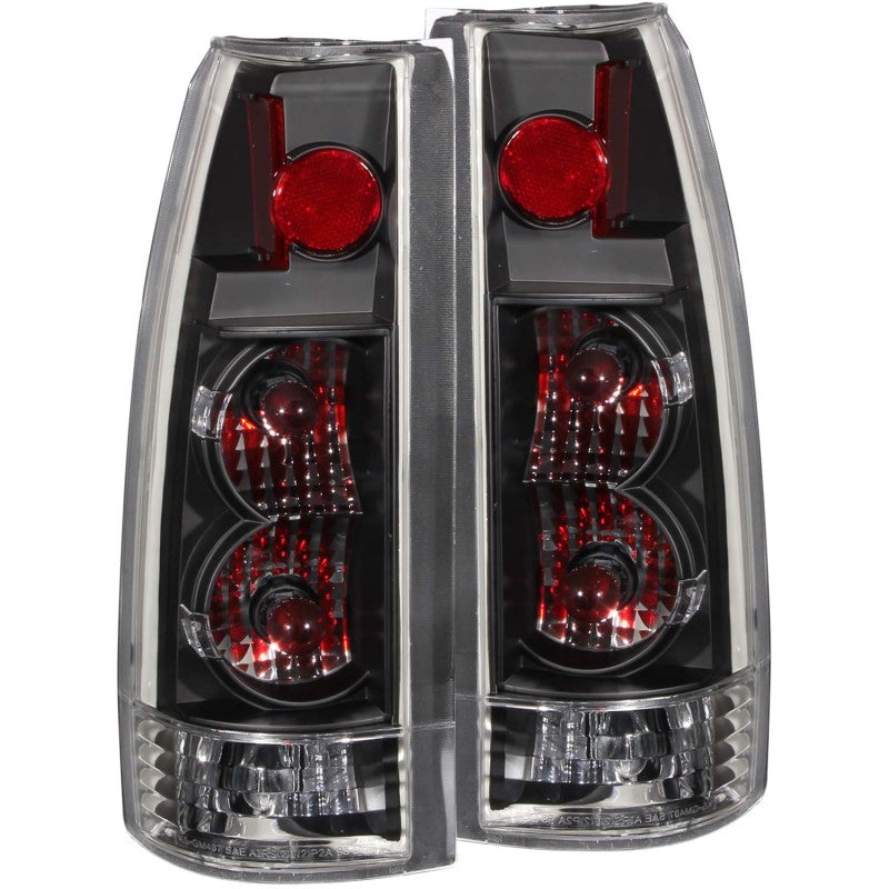 ANZO 211144 - ANZ211144 - ANZO 1999-2000 Cadillac Escalade Taillights Black - New Gen - Shipped in Europe - Tuningsupply.com