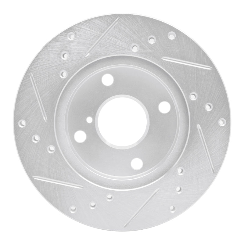 R1 Concepts 631-80022R - RNC631-80022R - R1 90-93 Mazda Miata Front Right Drilled & Slotted Silver Brake Rotor - Shipped in Europe - Tuningsupply.com