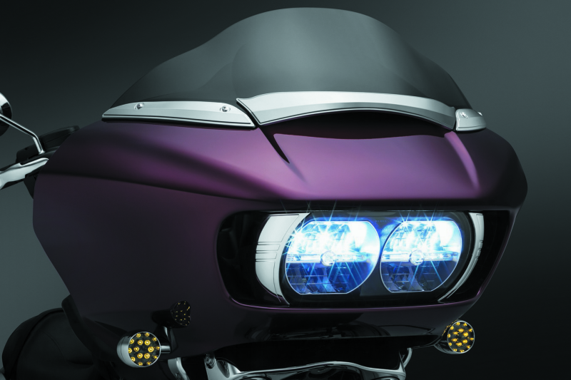 Kuryakyn 2632 - KUR2632 - Kuryakyn Windshield Side Trims Chrome - Shipped in Europe - Tuningsupply.com