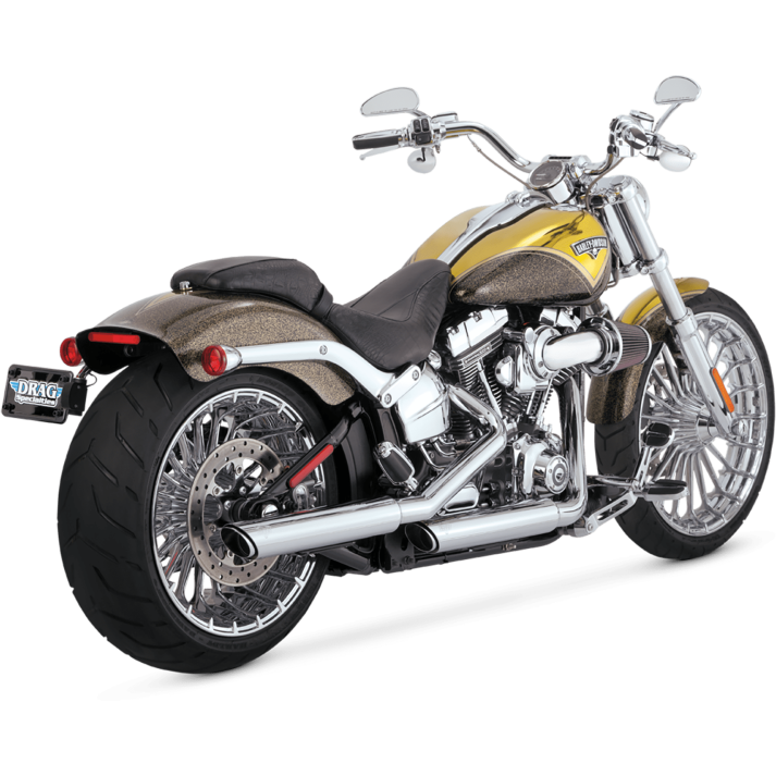 Vance and Hines 16335 - VAH16335 - Vance & Hines 2007 Harley-Davidson Softail Standard / 07-17 Heritage PCX Slip-On Exhaust - Shipped in Europe - Tuningsupply.com