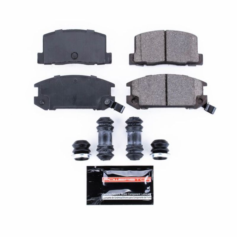 PowerStop Z23-657 - PSBZ23-657 - Power Stop 91-95 Toyota MR2 Rear Z23 Evolution Sport Brake Pads w/Hardware - Shipped in Europe - Tuningsupply.com