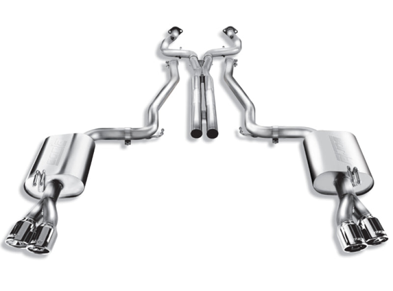 Borla 140287 - BOR140287 - Borla 08-09 Pontiac G8/GT 6.0L 8cyl SS Catback Exhaust w/ X Pipe - Shipped in Europe - Tuningsupply.com