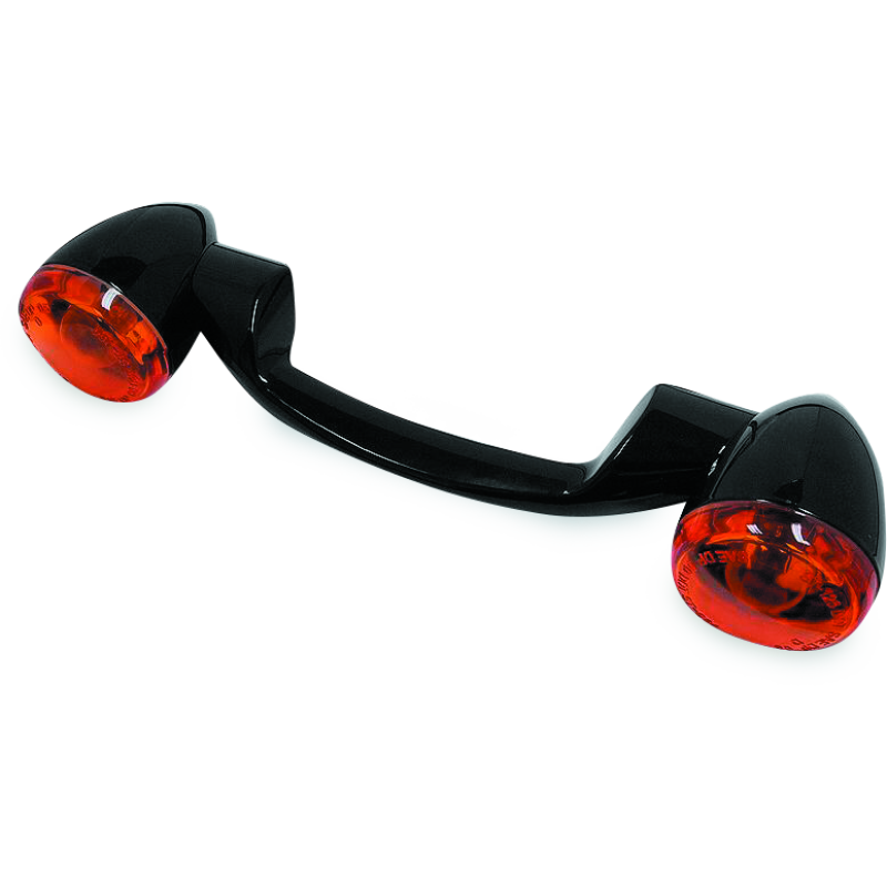Bikers Choice 491157 - BKC491157 - Bikers Choice 91-08 Touring 86-17 FLST Narrow Black Rear Turn Signal Bar Kit W/Amber Lens - Shipped in Europe - Tuningsupply.com