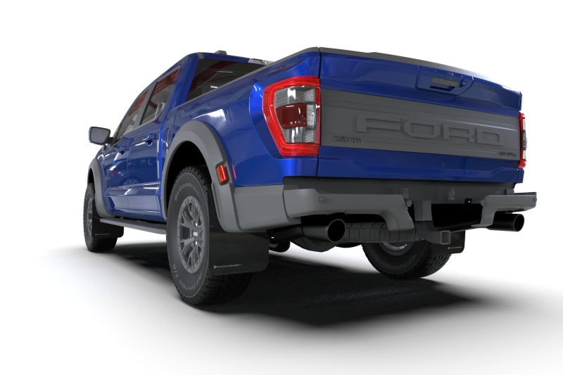 Rally Armor MF73-UR-BLK-RD - RALMF73-UR-BLK-RD - Rally Armor 21-25 Ford F-150 Raptor Gen 3 Black UR Mud Flap w/Red Logo - Shipped in Europe - Tuningsupply.com