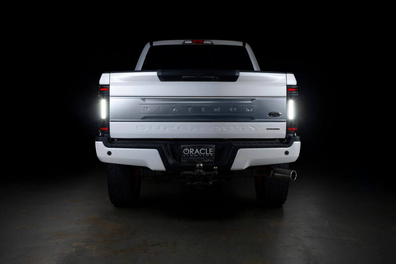 ORACLE Lighting 5896-504-T - ORL5896-504-T - Oracle Lighting 17-22 Ford F-250/350 (Black Series) Flush Mount LED Tail Lights - Shipped in Europe - Tuningsupply.com